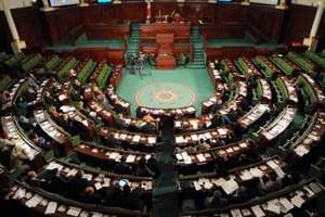 Une session pleinière de l’Assemblée nationale constituante tunisienne, le 14 février 2013. © AFP