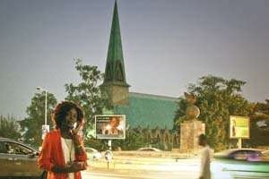 La basilique Sainte-Anne-du-Congo, « symbole de la cité », selon Dongala. © Baudouin Mouanda pour J.A.