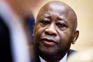 Laurent gbagbo au tribunal de La Haye, le 19 février. © MICHAEL KOOREN/POOL/AFP