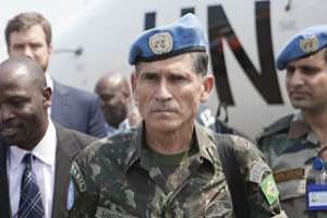 Le Commandant de la MONUSCO, le Général Carlos Alberto dos Santos Cruz, à Goma, 11 juin 2013. © Sylvain Liechti/Monusco