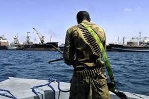 Un garde-côte somalien, en 2011. © AFP