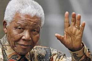 Mandela : « J’aimerais qu’on dise ‘Ici repose un homme qui a fait son devoir sur la terre’. » © Leon Neal/AFP/Getty Image
