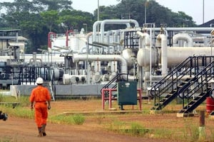 Le pétrole représente 65 % des exportations du Gabon. © AFP