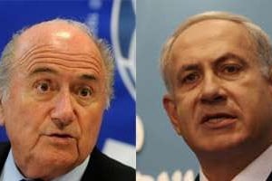 Sepp Blatter et Benyamin Netanyahou. © AFP/Montage J.A.