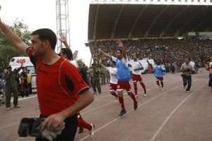 Le développement du football palestinien est entravé par l’occupation israélienne. © AFP