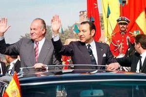 En janvier 2005, lors du précédent séjour officiel de Juan Carlos. © Alberto Martin/AFP