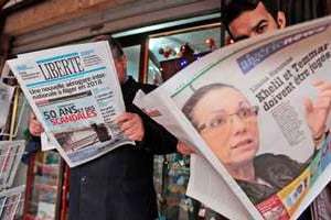 La presse algérienne s’est largement fait l’écho des révélations sur Sonatrach. © Louizza Ammi pour J.A.