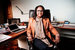 À 54 ans, Noro Andriamamonjiarison est présidente du Groupement des entreprises de Madagascar (GEM). © Rijasolo/Riva Press