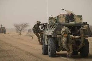 Des soldats français au Mali, le 6 avril 2013. © AFP