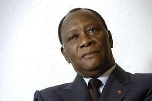 Le président ivoirien Alassane Ouattara. © AFP