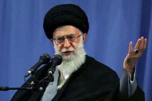 Le guide suprême iranien l’ayatollah Ali Khamenei, le 17 avril 2013 à Téhéran. © AFP