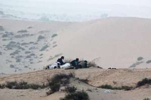 Des soldats égyptiens dans le Sinaï. © AFP