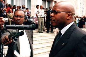 Thomas Luhaka, secrétaire général du MLC, un des principaux partis de l’opposition congolaise. © DR