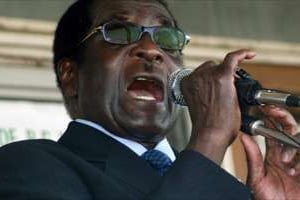 Le président zimbabwéen, Robert Mugabe. © AFP