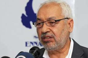 Le leader d’Ennahada, Rached Ghannouchi, à Tunis, le 15 mai 2013. © AFP