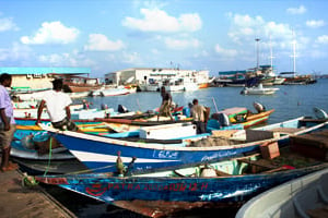 Lz port de pêche de Djibouti.