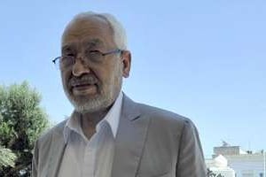 Le chef d’Ennahdha, Rached Ghannouchi, à Carthage le 3 août 2013. © AFP