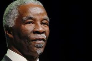 Dans le cadre de la même mission, Thabo Mbeki s’est déjà rendu au Nigeria et en Zambie. © AFP
