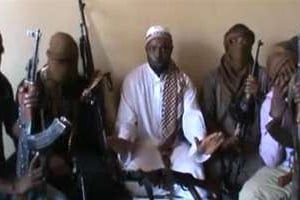 Une vidéo publiée sur You Tube, le 12 avril 2012, qui montrerait le leader de Boko Haram. © Capture d’écran/JA