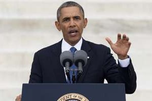 Barack Obama le 28 août 2013 à Washington. © AFP