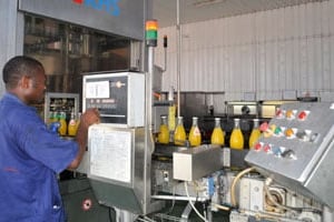 Les brasseries du Cameroun (SABC), leaders de l’agroalimentaire. © Nicolas Eyidi/JA