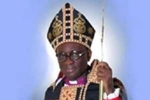 Ignatius Kattey, doyen des archevêques de l’Église anglicane nigériane. © AFP