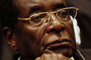 Robert Mugabe, président du Zimbabwe © AFP