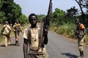 Rebelles de la coalition Séléka. © AFP