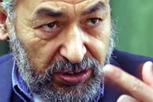 Rached Ghannouchi, leader du parti Ennahdha. © AFP