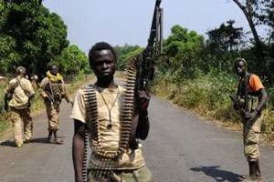 Ex-rebelles de la coalition Séléka. © AFP