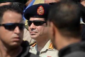 Le nouvel homme fort égyptien, le général Abdel Fattah al-Sissi, le 20 septembre 2013 à Gizeh. © AFP