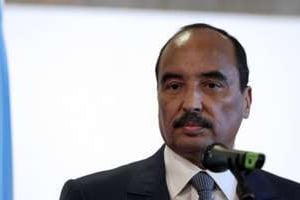 Le président mauritanien Mohamed Ould Abdelaziz. © AFP