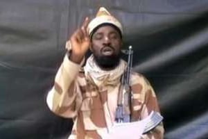 Capture d’écran non datée du chef du groupe islamiste radical nigérian Boko Haram. © AFP
