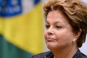 Dilma Rousseff, favorite des sondages pour la présidentielle de l’an prochain. © AFP