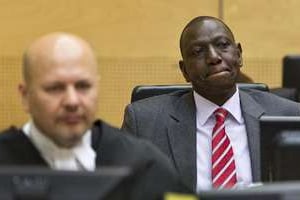 William Ruto lors de son procès à la CPI, le 10 septembre 2013. © AFP