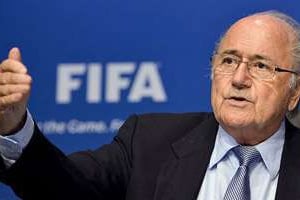 Pour Sepp Blatter, « il n’y a pas de raison de remettre en cause » le Mondial 2022. © AFP