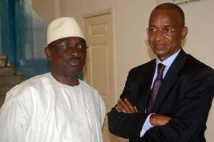 Les chefs de file de l’opposition guinéenne Cellou Dalein Diallo et Sidya Touré, le 20 septembre 2 © AFP