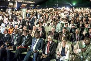 Le 4e sommet mondial des dirigeants locaux et régionaux à Rabat, le 3 octobre. © Hassan Ouazzani