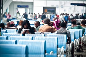 L’aéroport de Brazzaville est géré par l’opérateur privé français Egis. © Antonin Borgeaud/JA