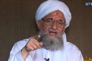 Le chef d’Al-Qaïda Ayman al-Zawahiri le 4 octobre 2009 dans un lieu inconnu. © AFP