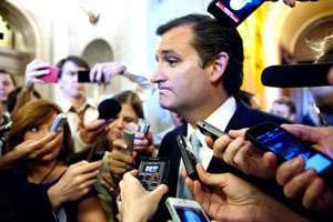 Le sénateur Ted Cruz, le 25 septembre à Washington. © Jim Watson/AFP