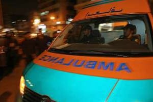 Une ambulance au Caire. © AFP