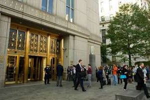 Le tribunal fédéral de New York, le 15 octobre 2013. © AFP