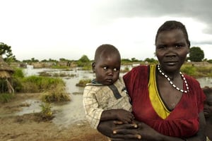 Soudan du Sud: 156.000 personnes touchées par des inondations « désastreuses » © AFP