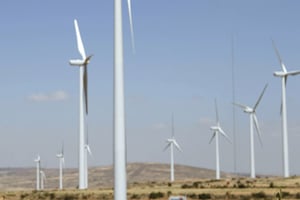 La ferme d’Ashegoda compte comptant 84 turbines installées sur 100 km2. © Reuters