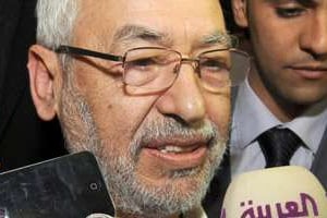 Le leader du parti islamiste Ennahda, Rached Ghannouchi, le 4 novembre 2013 à Tunis. © Fethi Belaïd/AFP