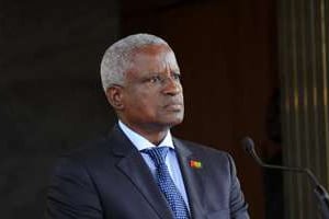 Le président par intérim de la Guinée-Bissau, Manuel Serifo Nhamadjo, le 18 septembre 2012. © AFP