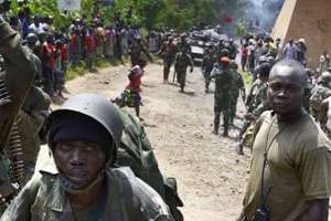 L’armée congolaise reprend le contrôle de la base militaire de Rumangabo, le 28 octobre. © Kay Joseph/Sipausa/Sipa