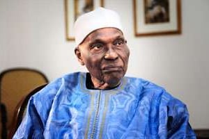 Abdoulaye Wade est allé chercher des soutiens dans les pays du Golfe. © Aude Osnowycz/Sipa