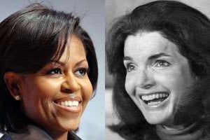 Michelle Obama et Jackie Kennedy, deux icônes. © AFP